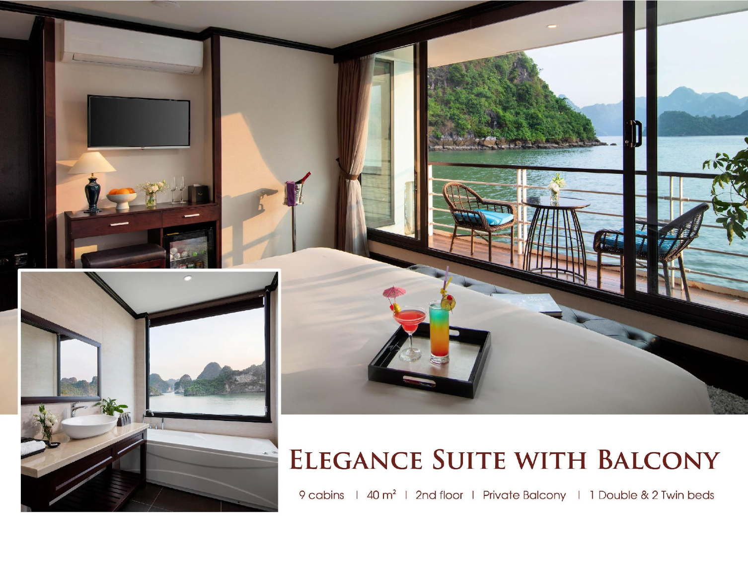 Mon Chéri Cruise Tour Cabins in Ha Long Bay – Lan Ha Bay