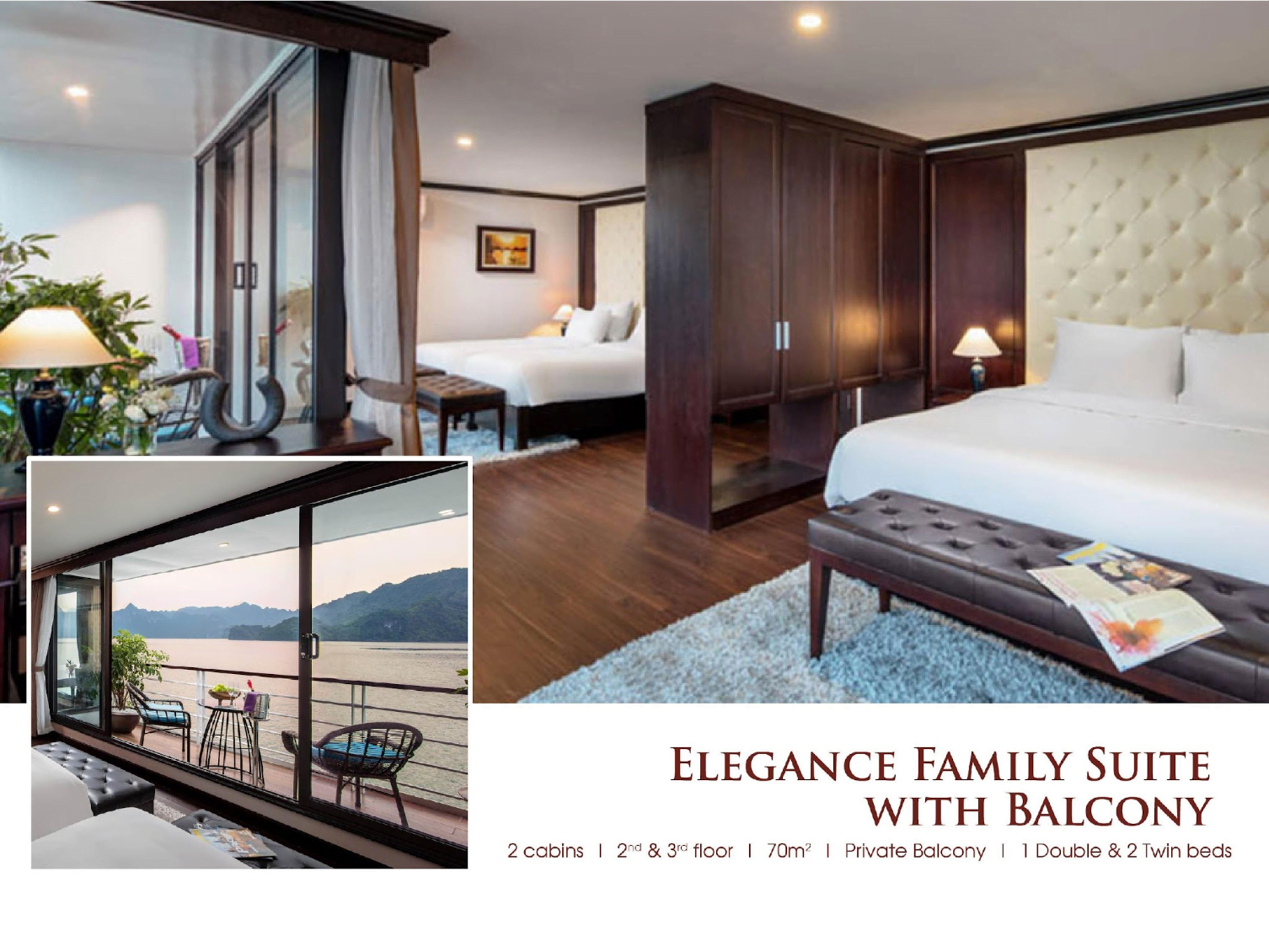 Mon Chéri Cruise Tour Cabins in Ha Long Bay – Lan Ha Bay